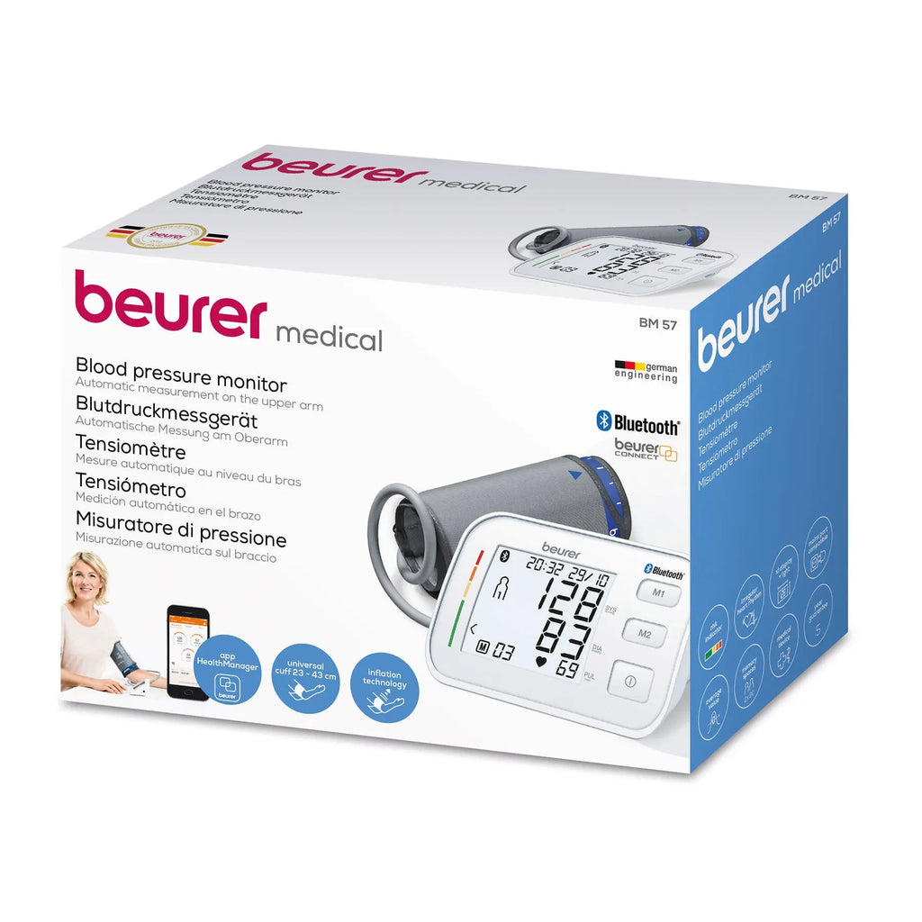 Beurer Blood Pressure Monitor BM 57 Easy & Precise Monitoring
