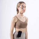 EOG Smart Sensor electrodes positioned around the eye for horizontal eye tracking