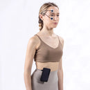 Side view of an eye movement recording setup using Biosignals PRO