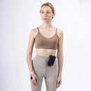 Researcher wearing the IMU Smart Sensor on the wrist with Biosignals PRO at the waist