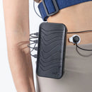 Biosignals PRO worn at the waist during a multi-sensor recording with a respiration belt and ECG electrodes